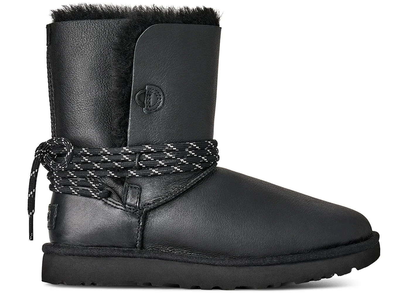 UGG Bailey Tie Boot Black (Women's) - 1