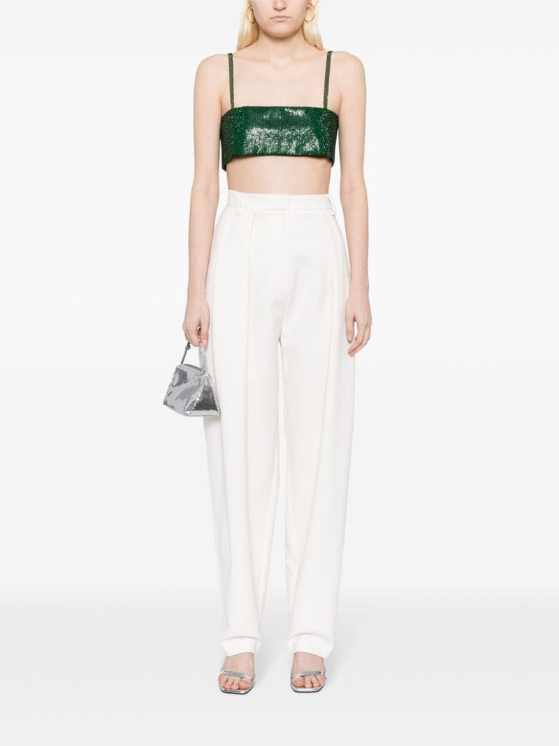 MAGDA BUTRYM pleated tapered-leg trousers outlook