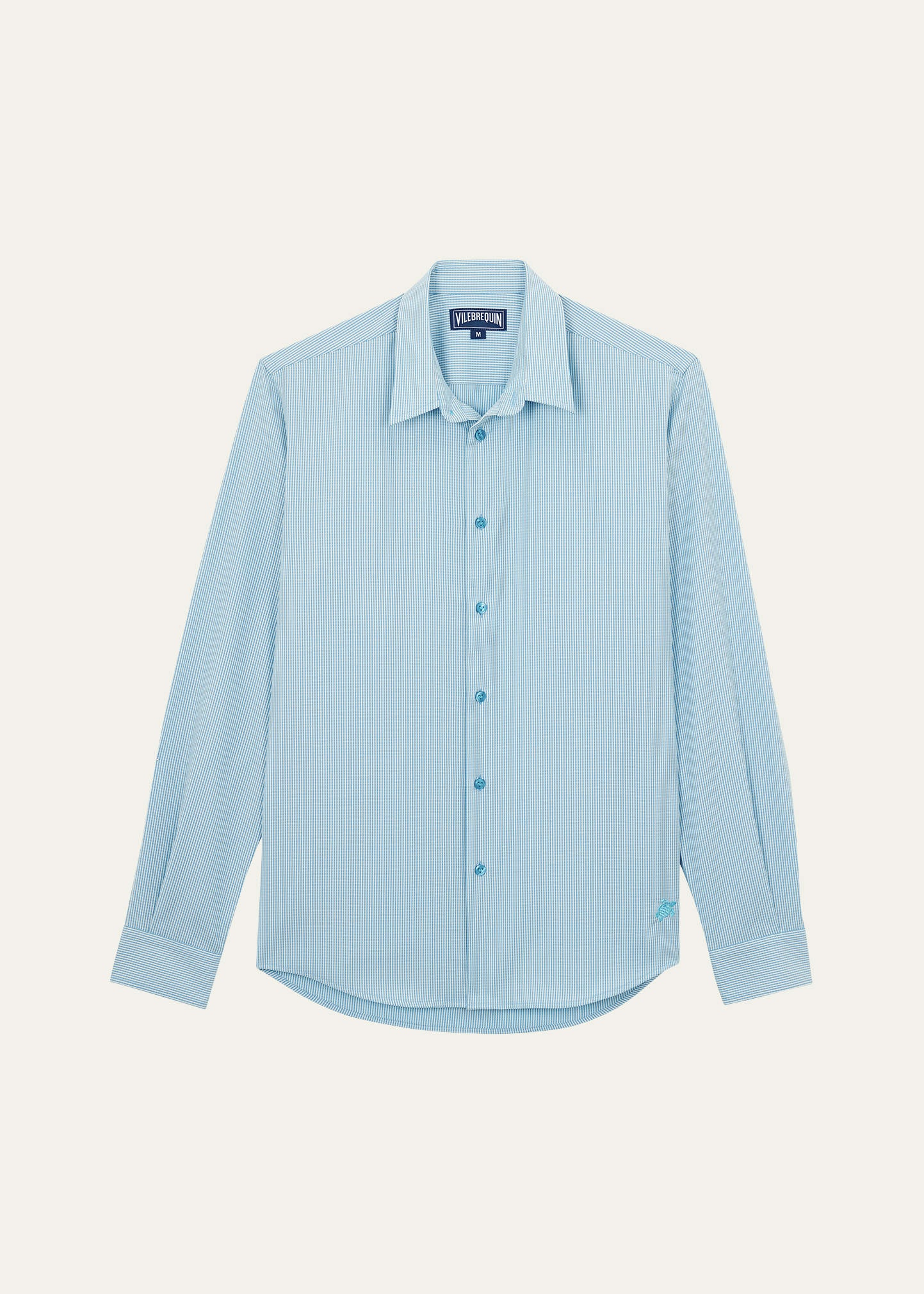 Men's Wool Micro Rayures Sport Shirt - 1