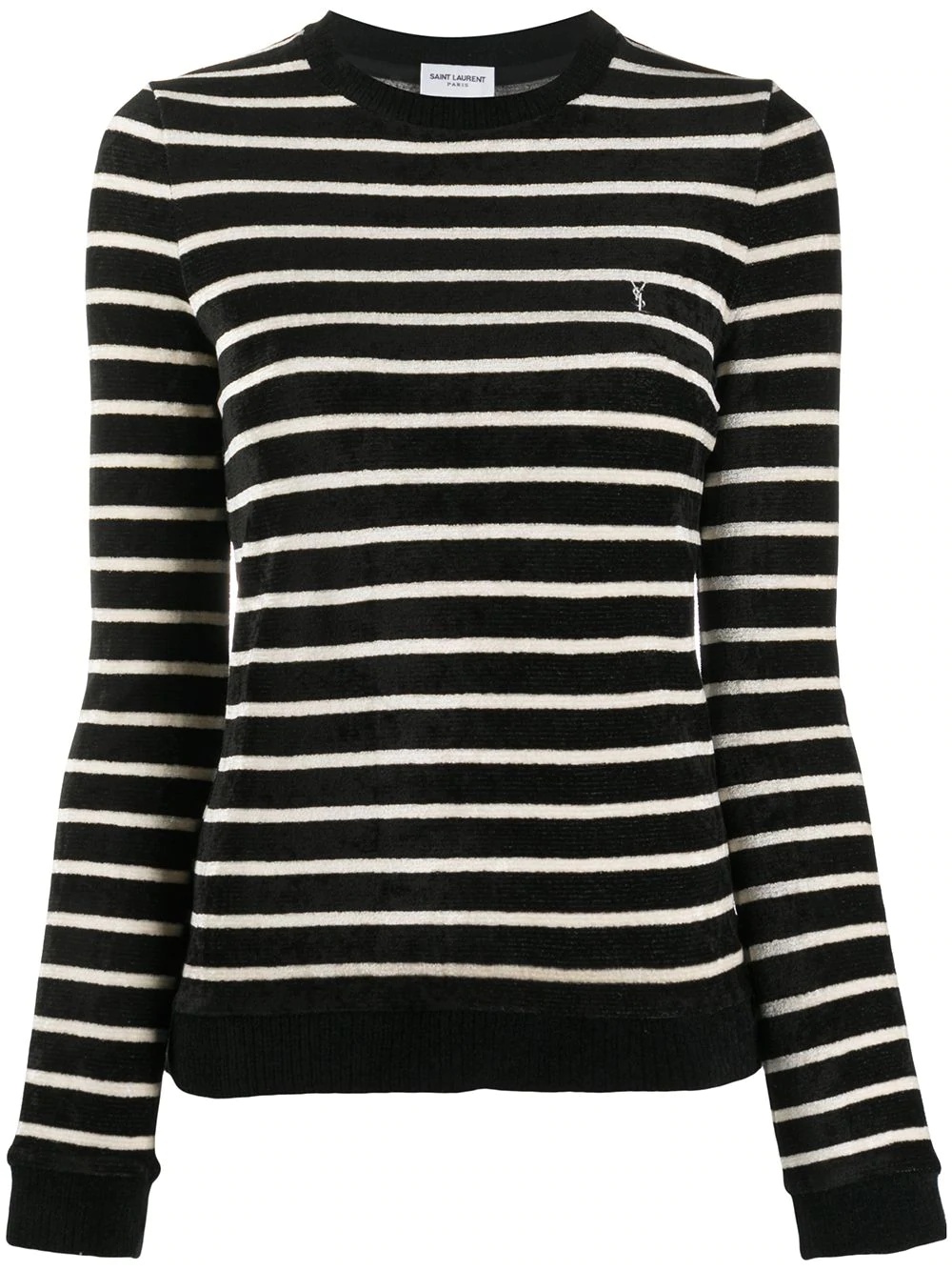 horizontal stripe chenille jumper - 1