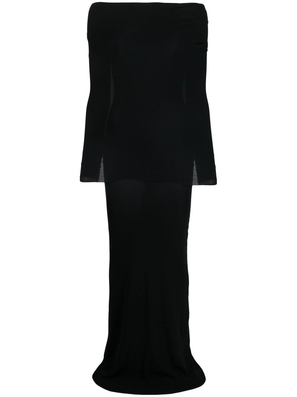layered maxi dress - 1