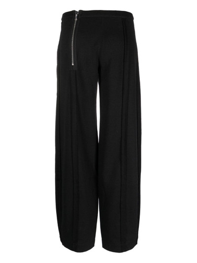 ECKHAUS LATTA Raw zipped track pants outlook