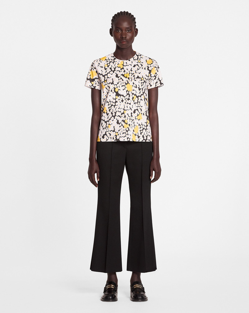 Lanvin OVERPRINTED CLASSIC T-SHIRT WITH LANVIN PARIS EMBROIDERY outlook