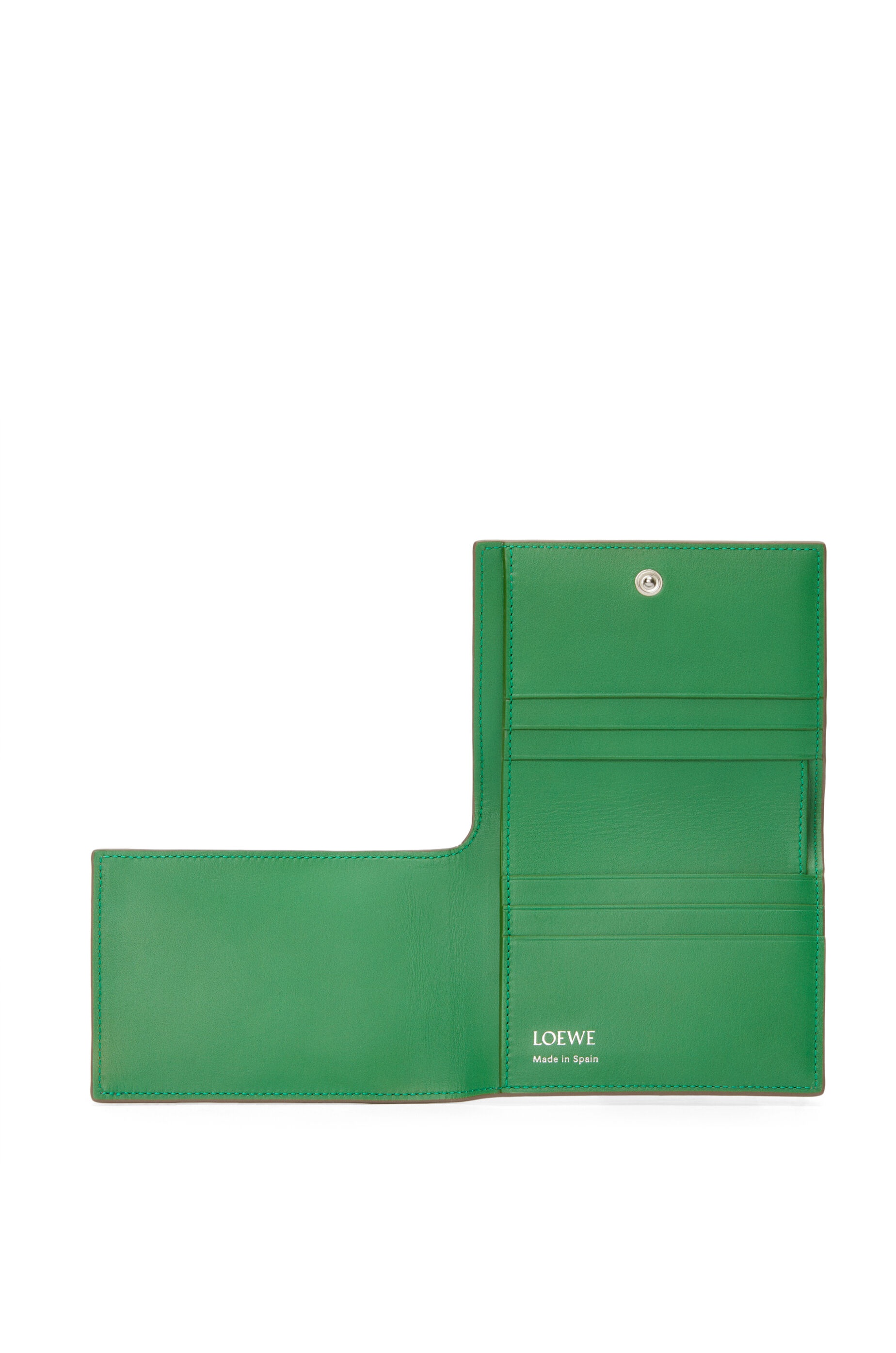 Folded wallet in shiny nappa calfskin - 2