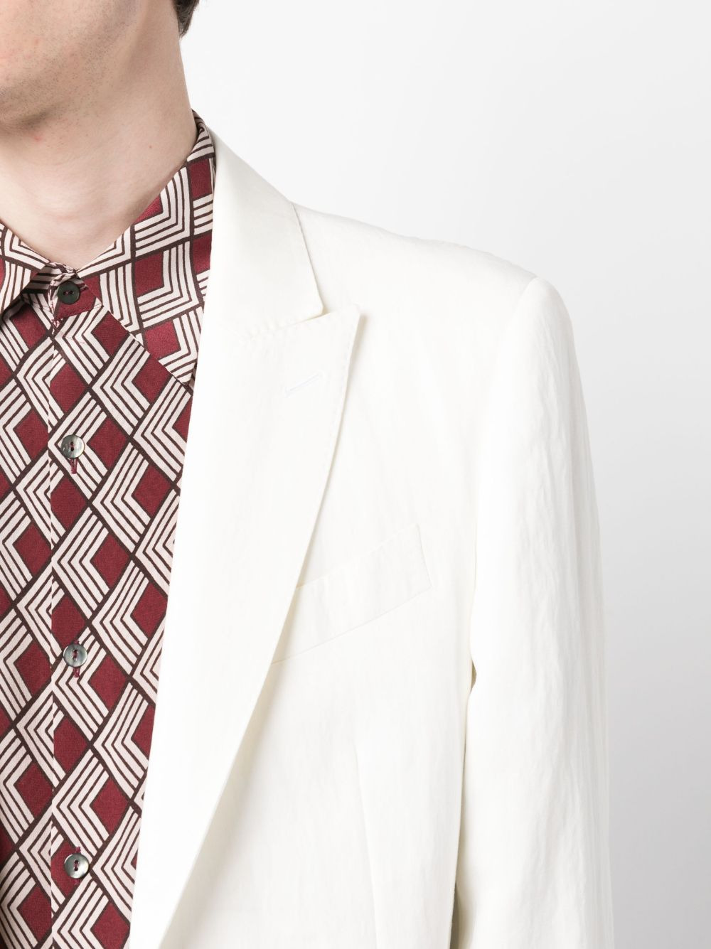 single-breasted tailored blazer - 5