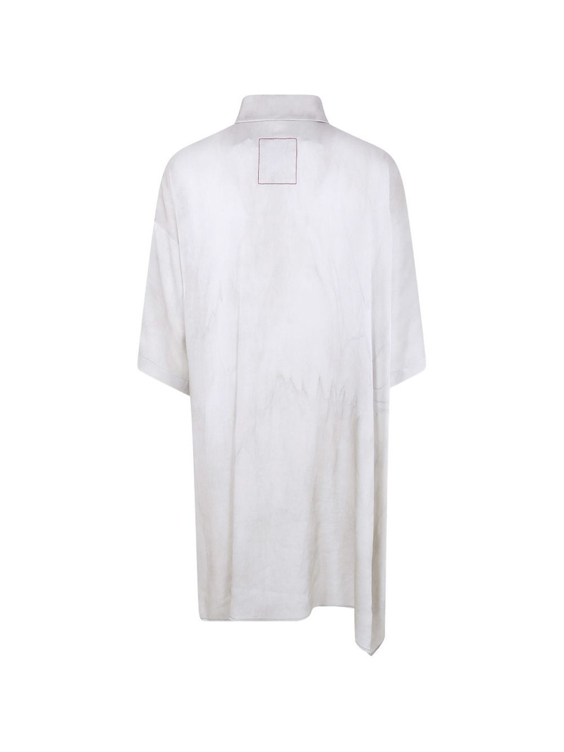 UMA WANG asymmetric silk shirt outlook