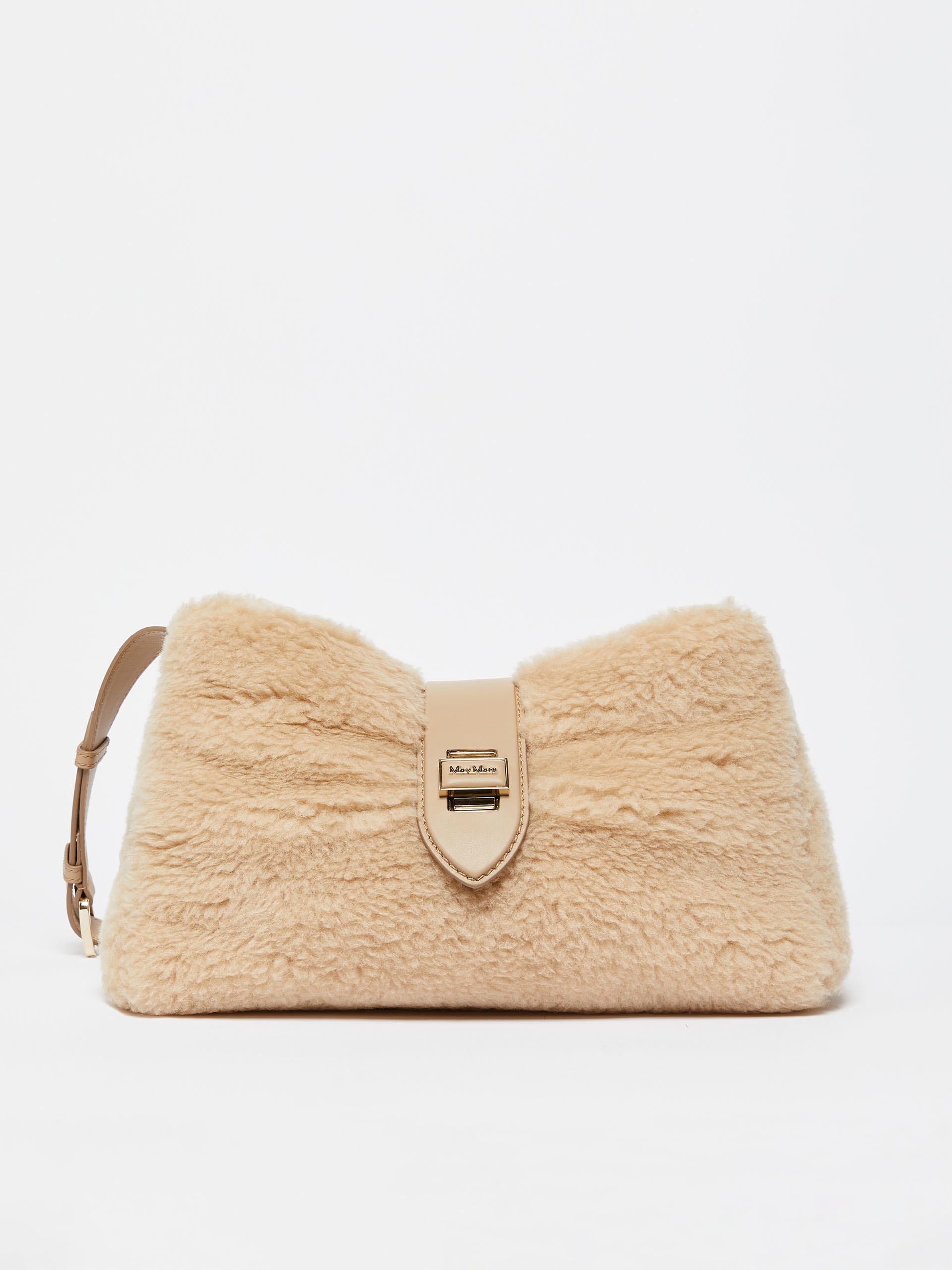 CUSCINOTEDDY Maxi teddy fabric clutch bag - 1