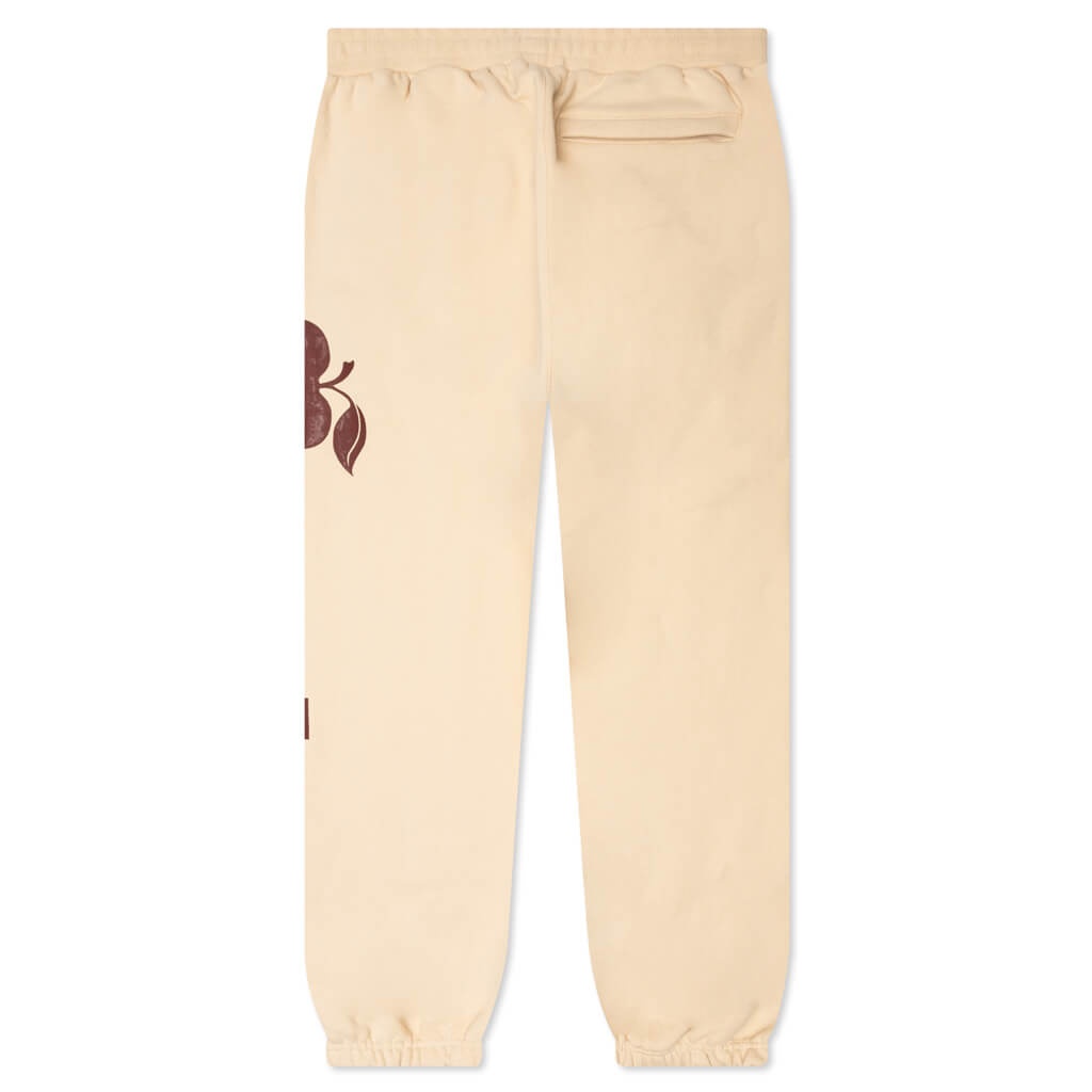 APPLE LOGO SWEATPANT - BEIGE - 2