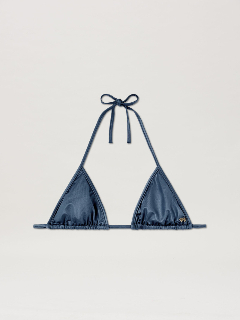 Metallic Triangle Bikini Top 1