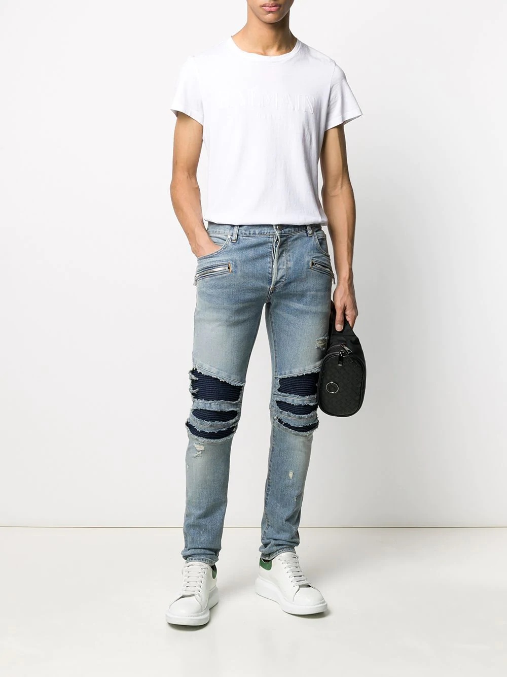 ripped slim-fit jeans - 2