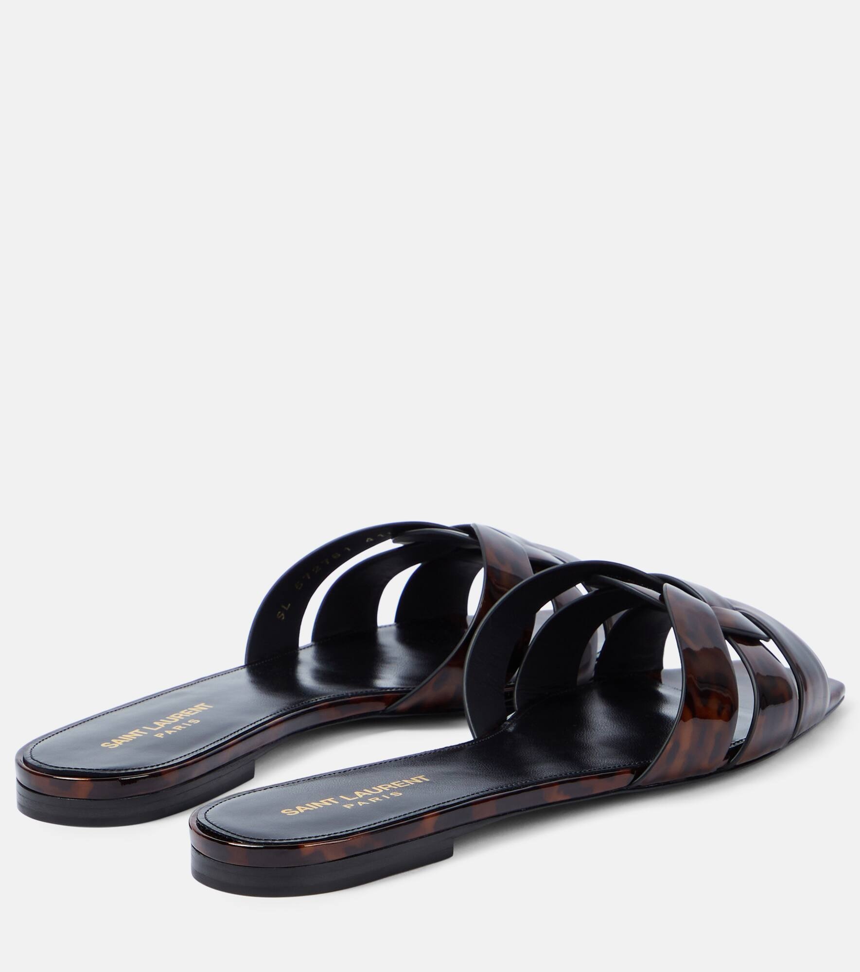 Tribute 05 leopard-print leather flats - 3