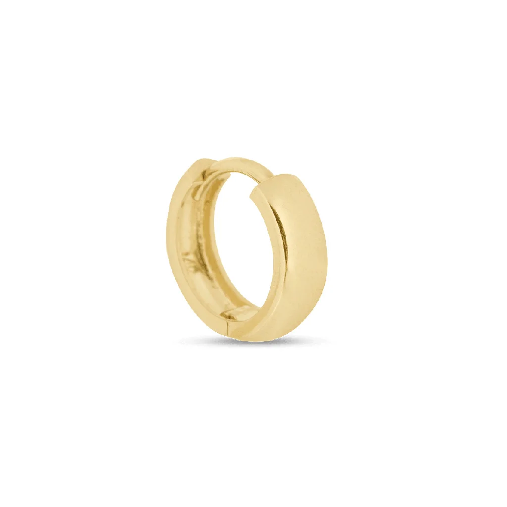 Bold Gold Huggie Earring - 1