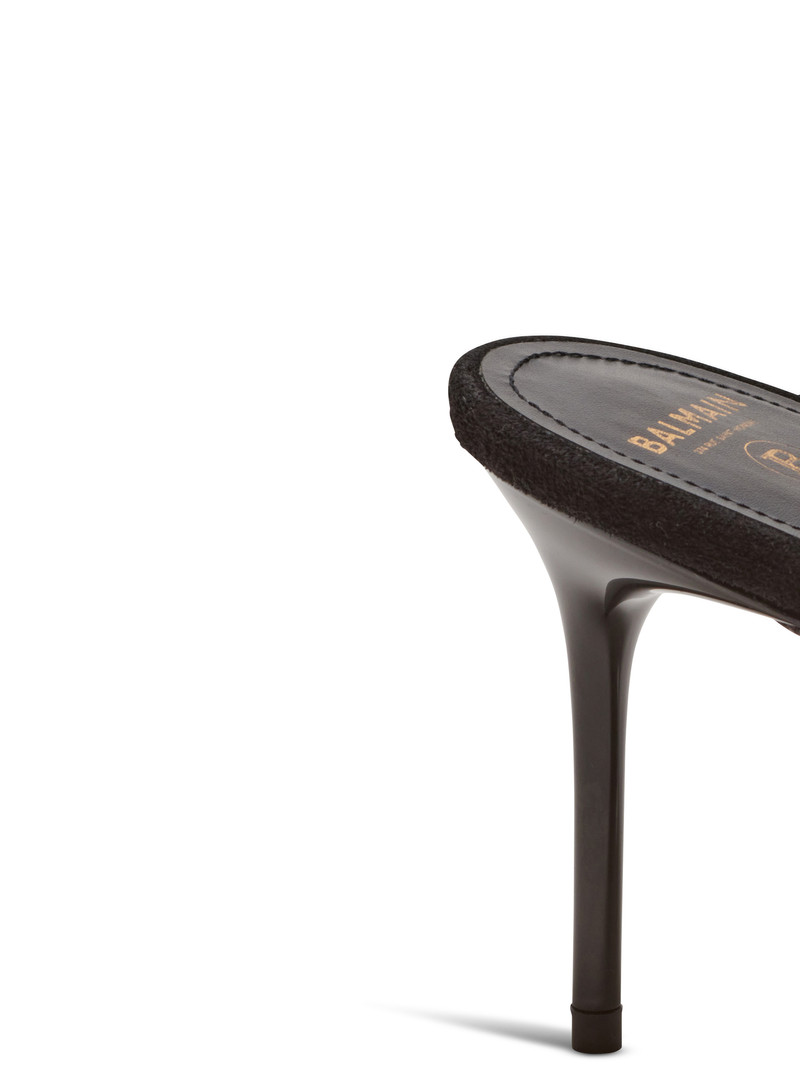 Uma mules in suede leather 7