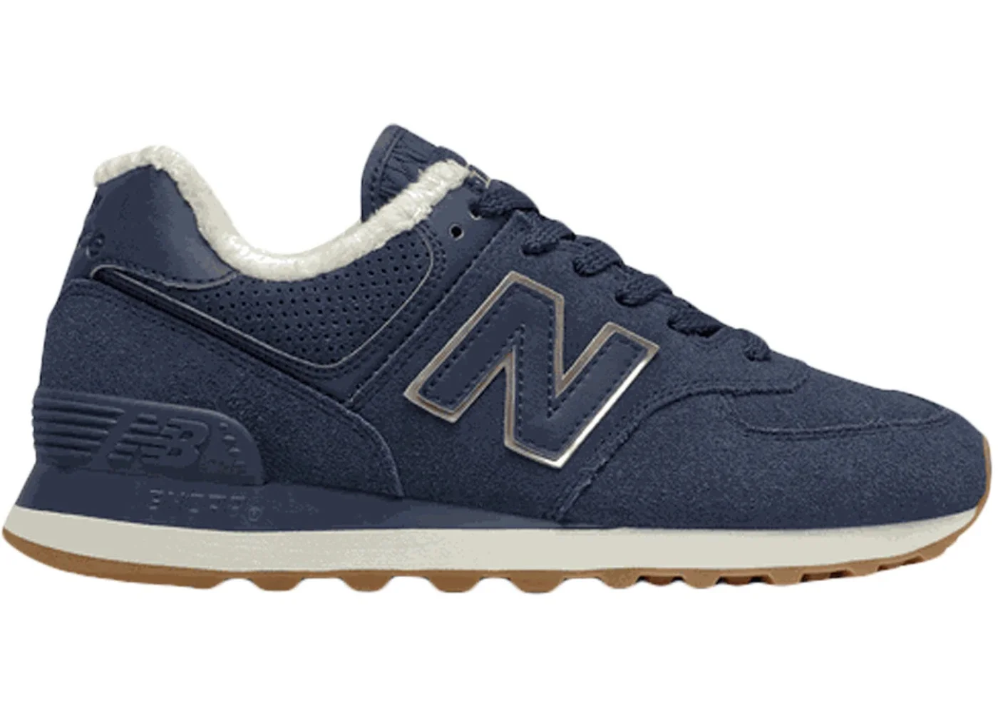 New Balance 574 Eclipse Gold (Women's) - 1
