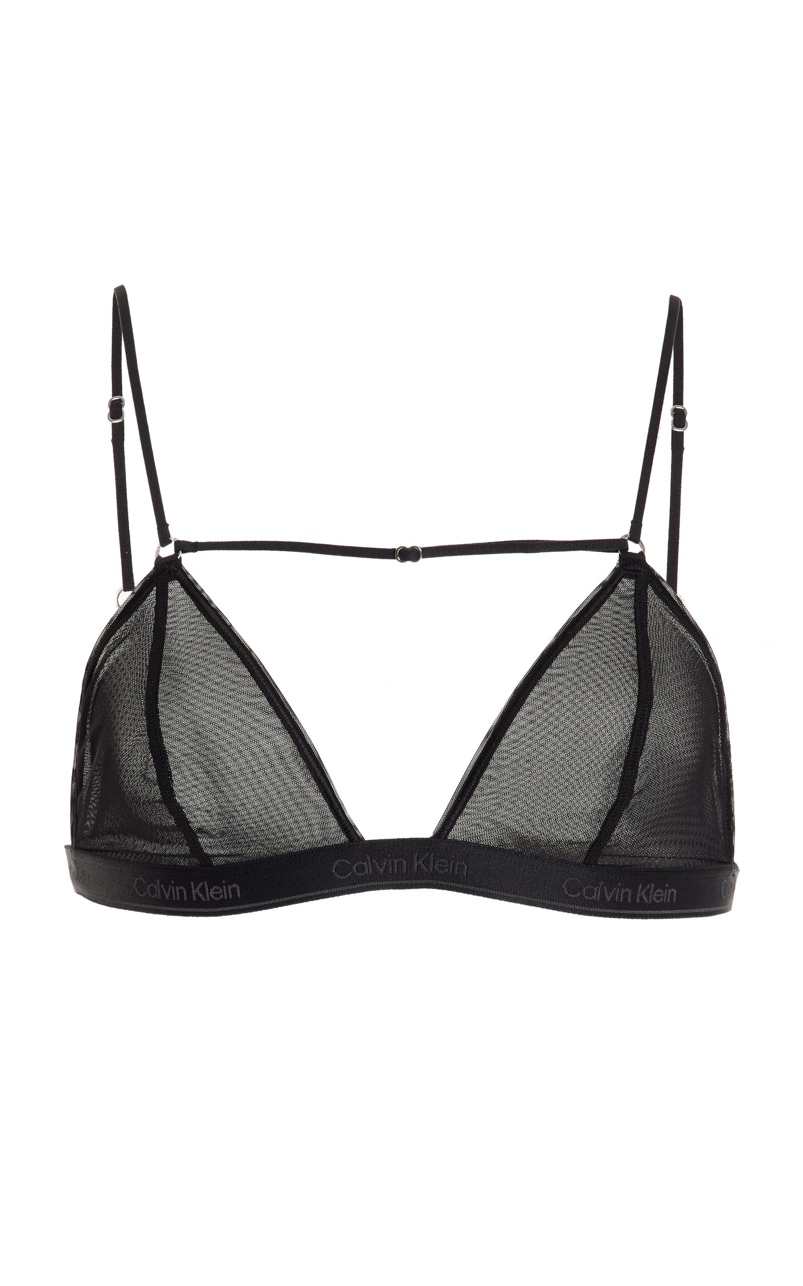 Nensi Dojaka for Calvin Klein Mesh Triangle Bra black - 1