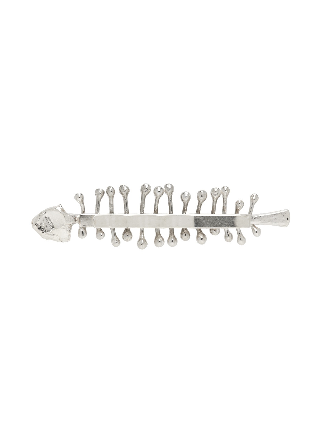 Silver 'The Skeleton of the Self Barrette' Hair Pin - 2