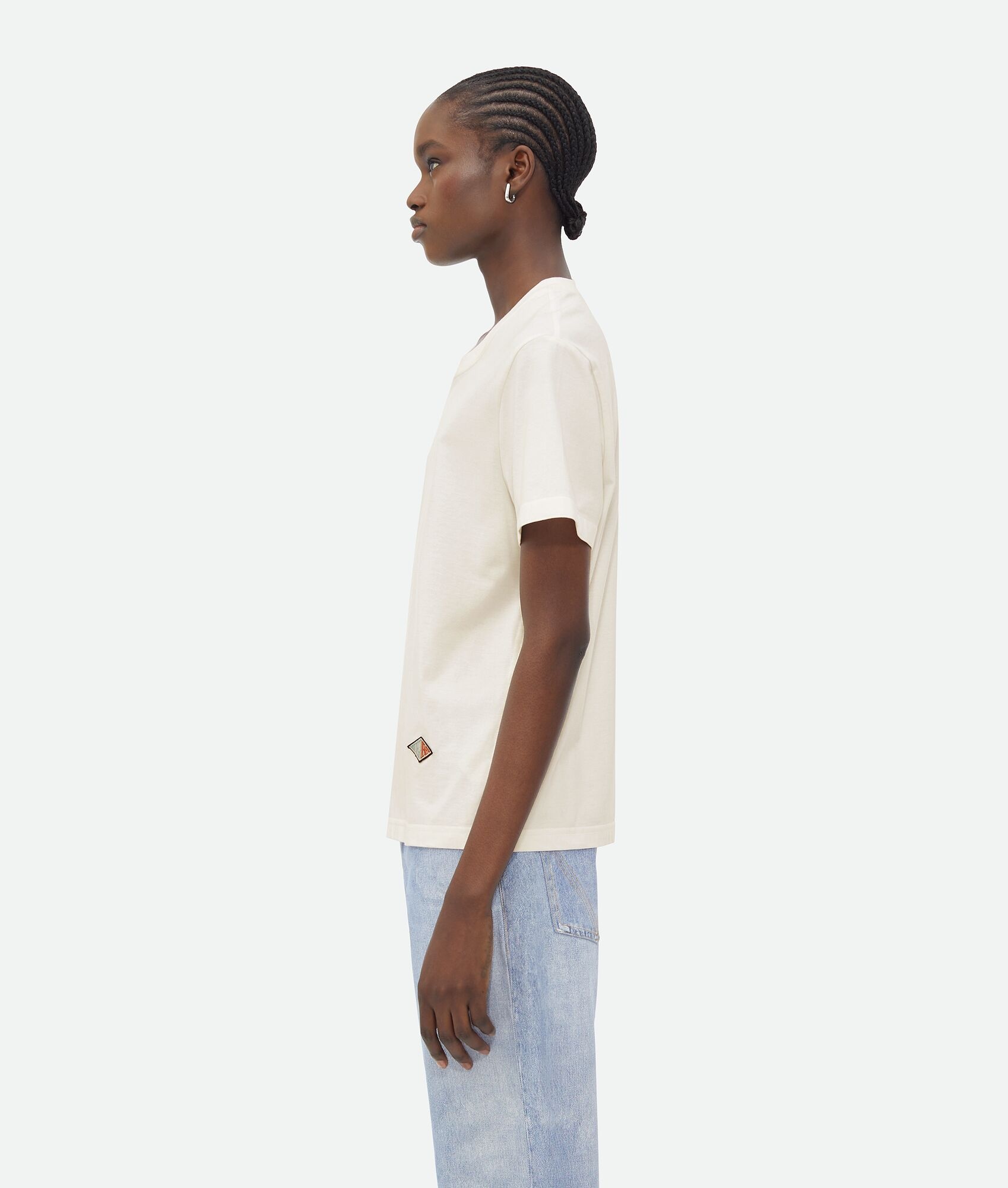 【送料&関税込】Bottega Veneta Light Cotton T-shirt Bottega Veneta Light Cotton Jersey T-Shirt | REVERSIBLE