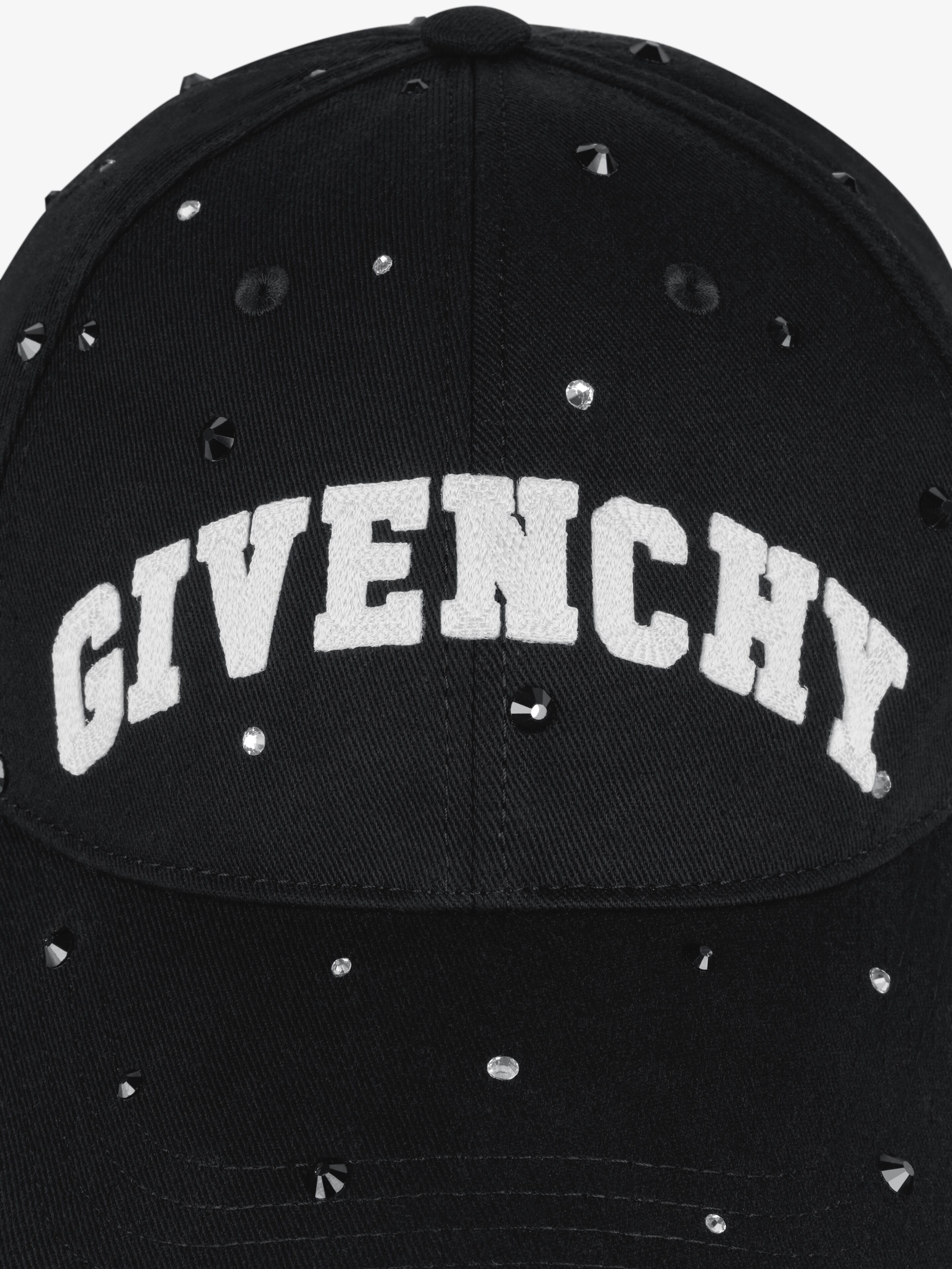 GIVENCHY EMBROIDERED CAP WITH STUDS - 2