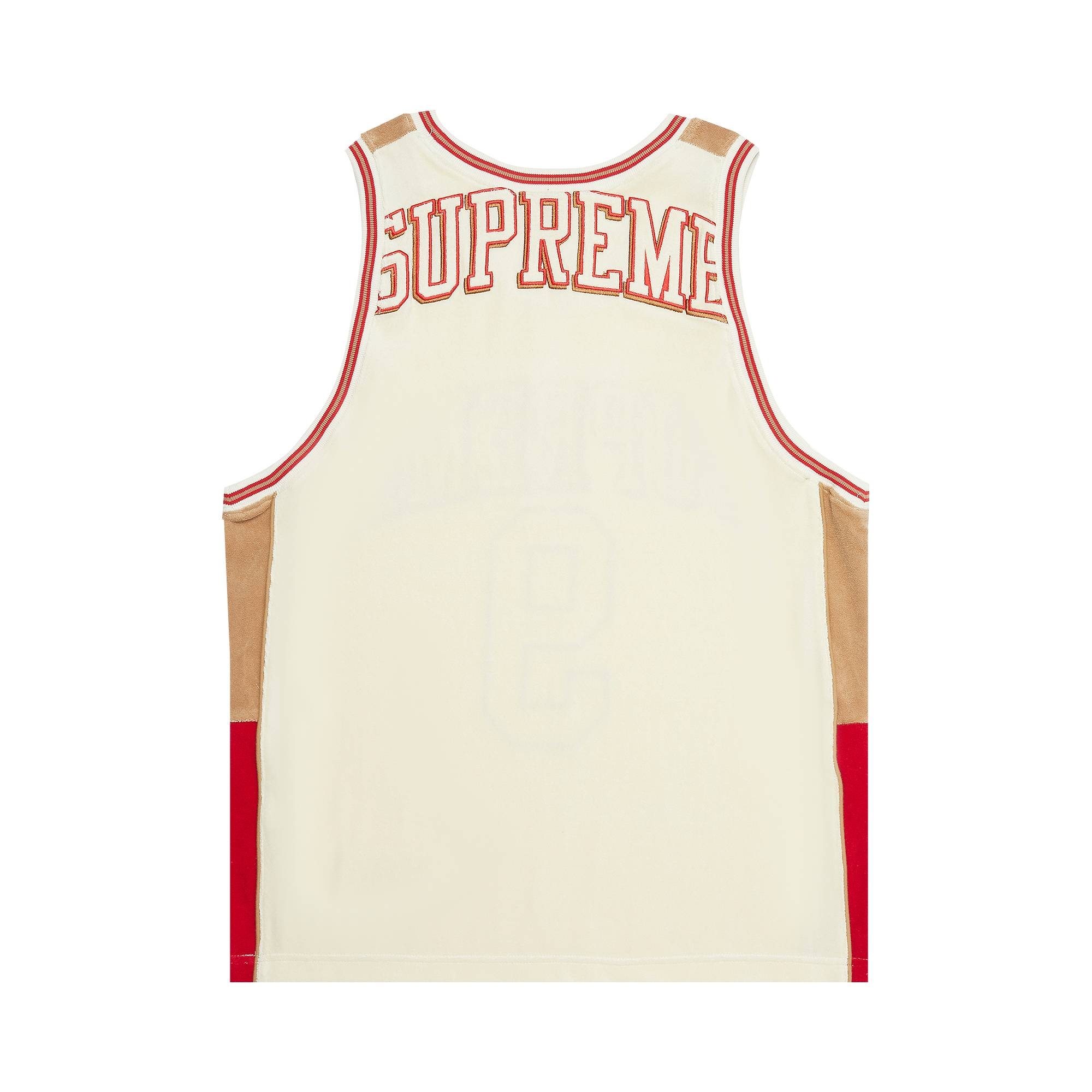 Supreme Terry Basketball Jersey 'Stone' - 2