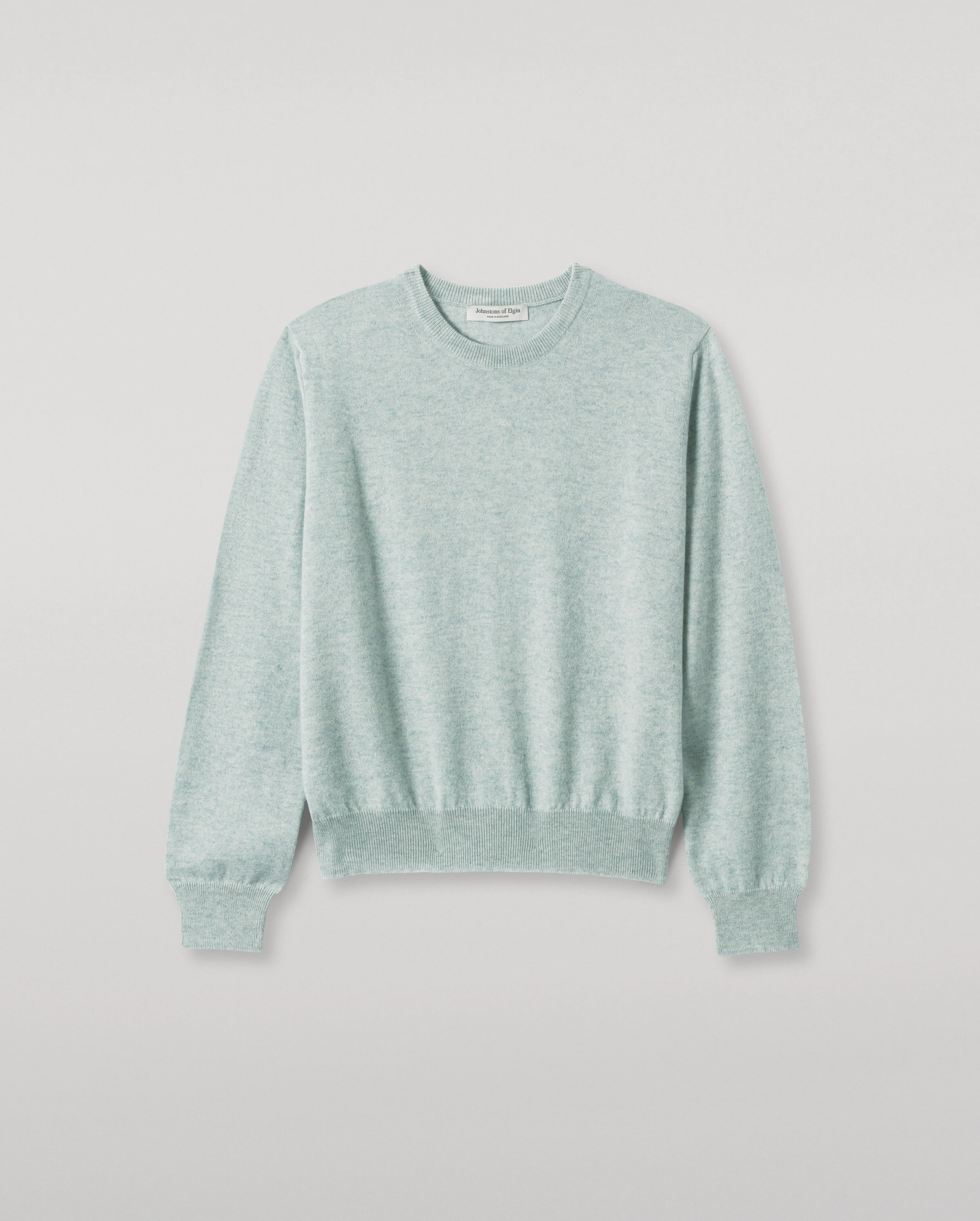 Lunan Light Green Classic Crew Jumper - 1