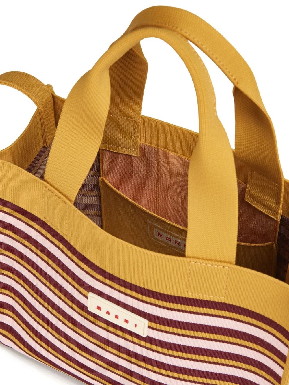 small Shopping striped tote bag - 5