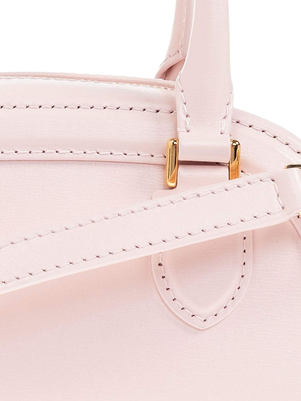 mini leather tote bag - 5