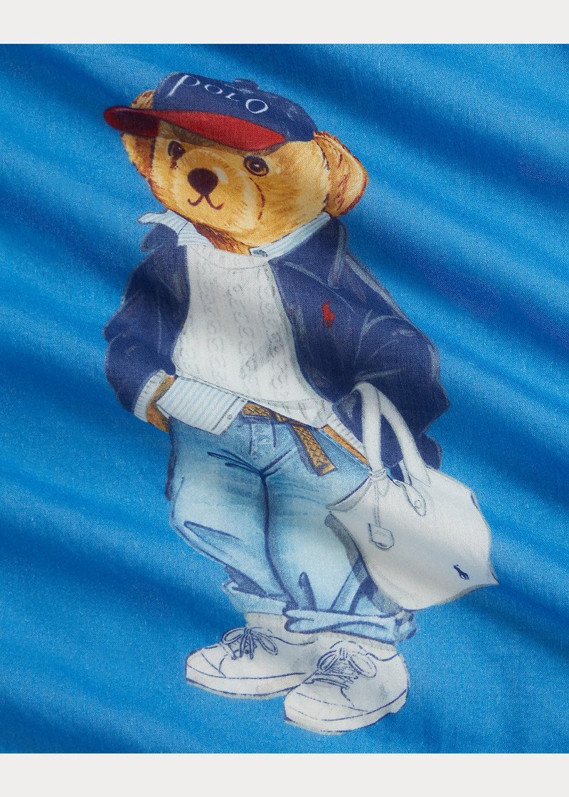 Polo Bear Cotton Square Scarf 3