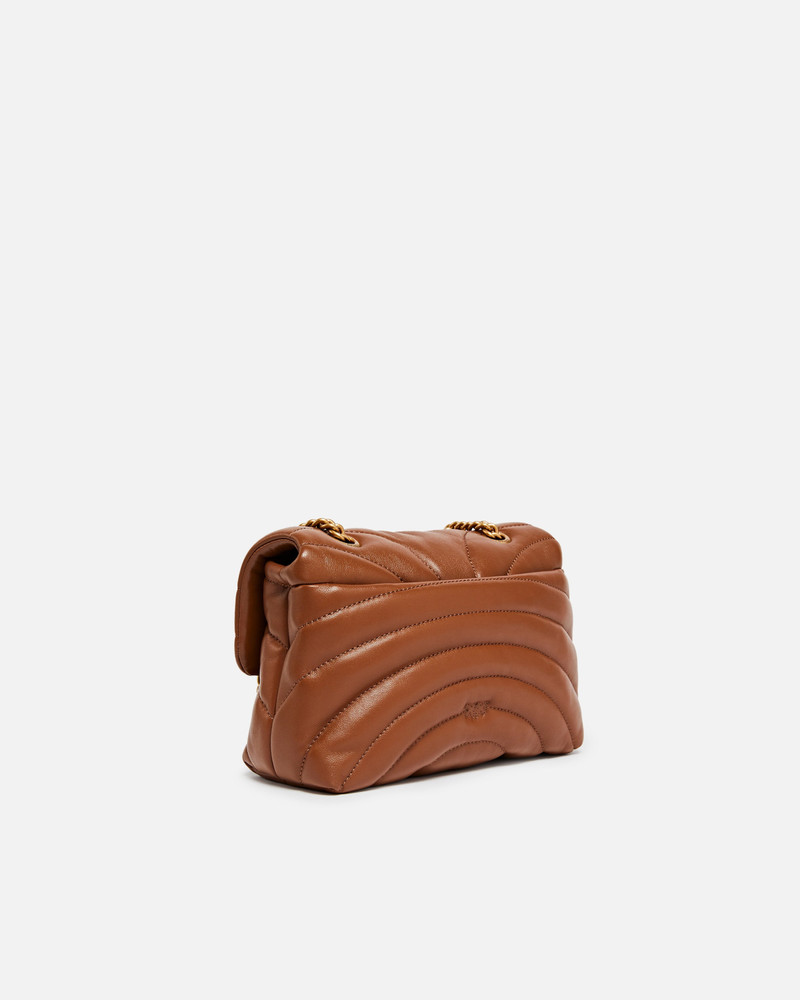 PINKO LOVE BAG PUFF BUTTERFLY MINI NAPPA LEATHER CROSSBODY BAG outlook