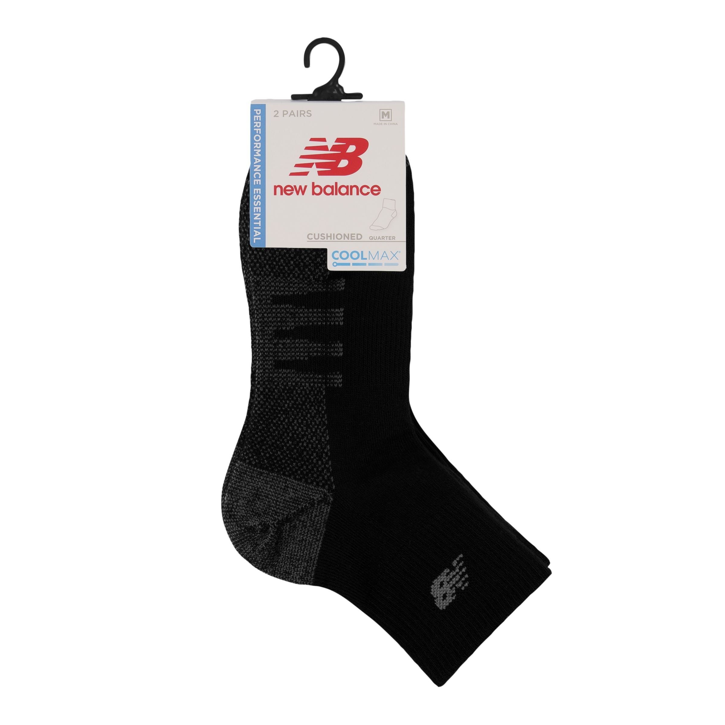 Coolmax Quarter Socks 2 Pack - 3