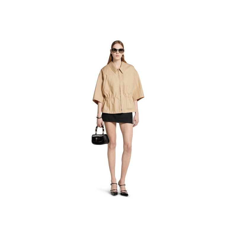 GUCCI Cotton gabardine short sleeve jacket outlook