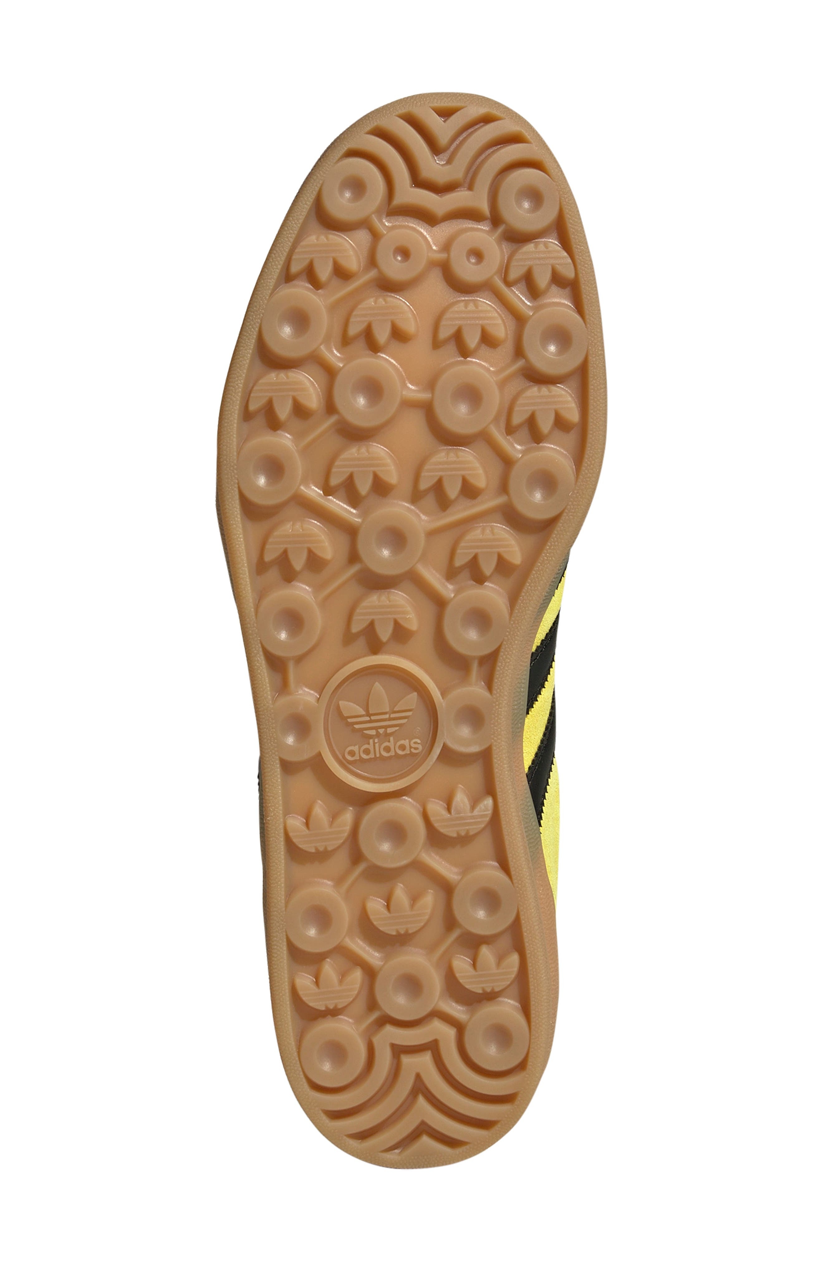 adidas Gazelle Indoor Sneaker in Yellow/Black/Gold Metallic at Nordstrom - 5