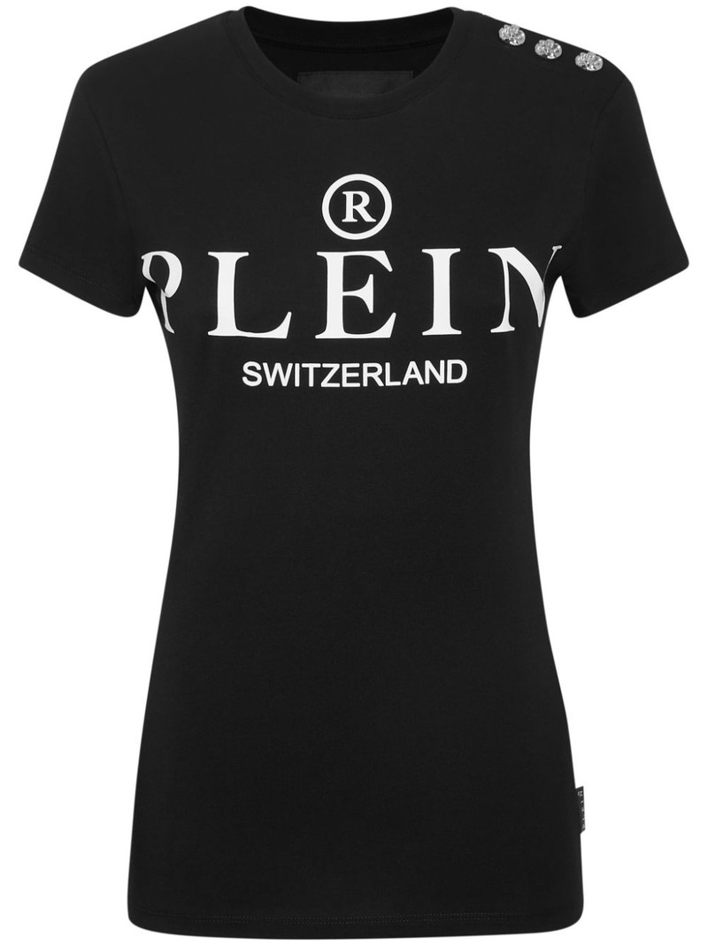 logo-print cotton t-shirt 1