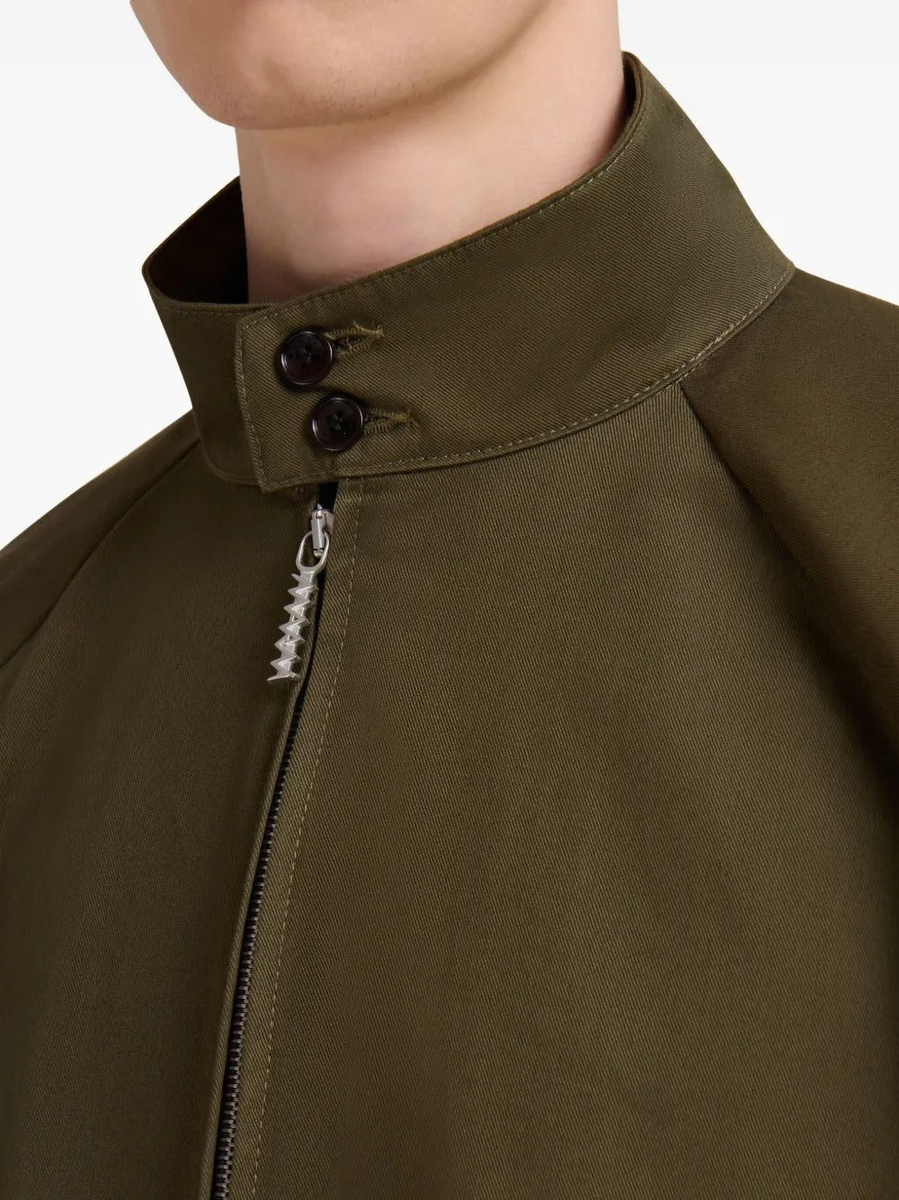 MARNI - Men Organic Gabardine Bomber Jacket - 4