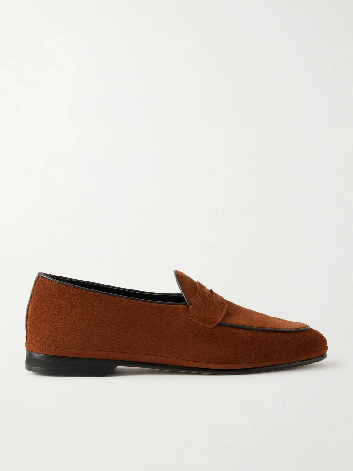 Suede Penny Loafers - 1