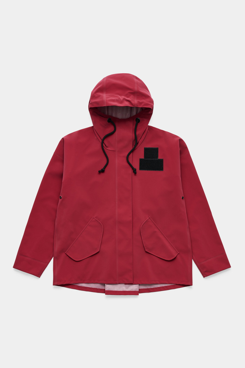 Faversham Matte Raincoat Burgundy 5