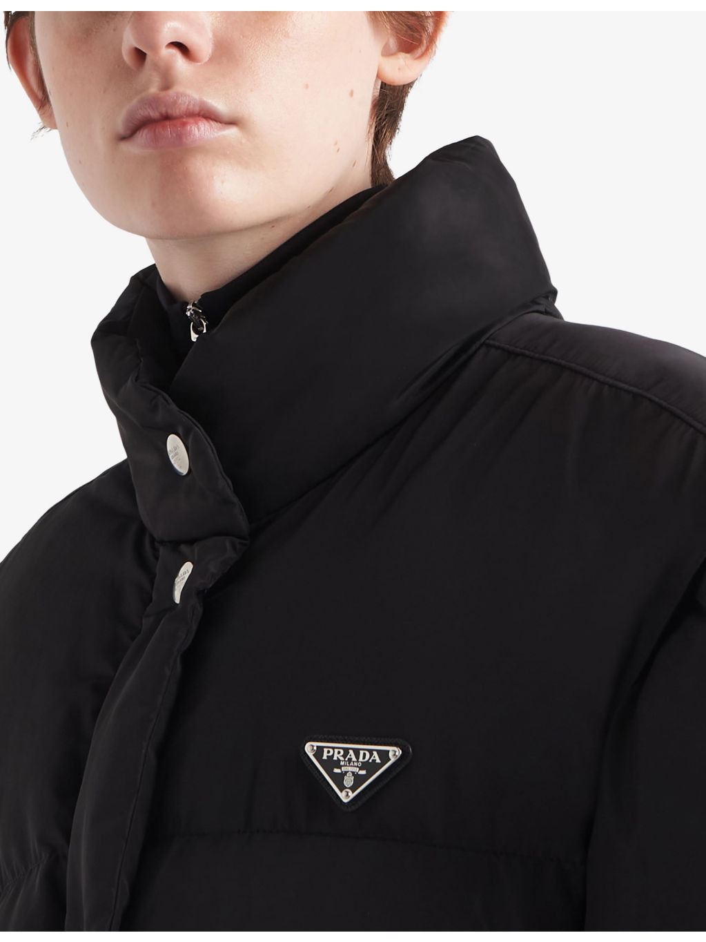 Re Nylon Longline Padded Down Coat - 4