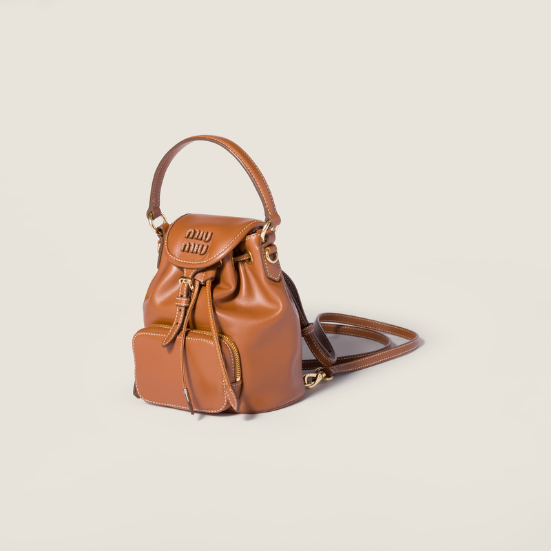 Leather mini-backpack 3