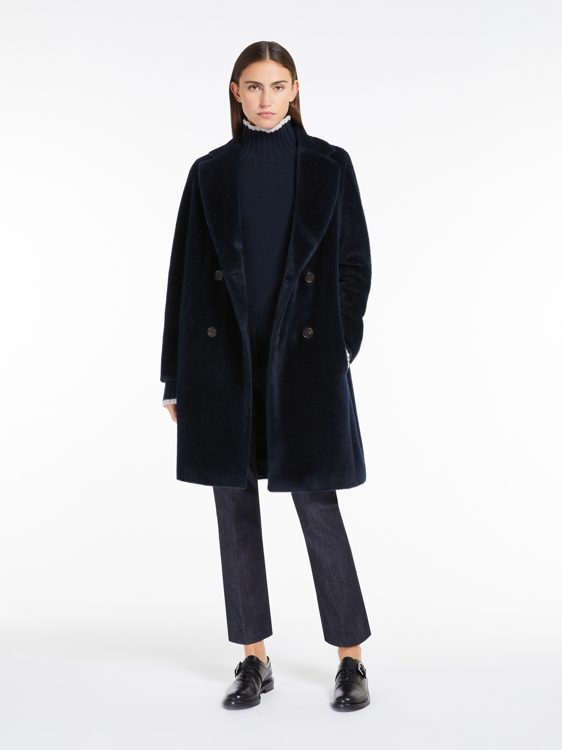 ROSETO Midi alpaca and wool coat - 2