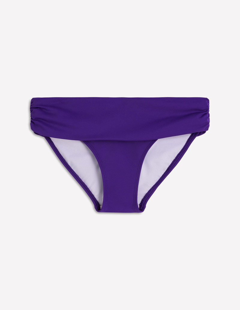 Classic Fold Bikini Bottoms-Cobalt Blue - 1