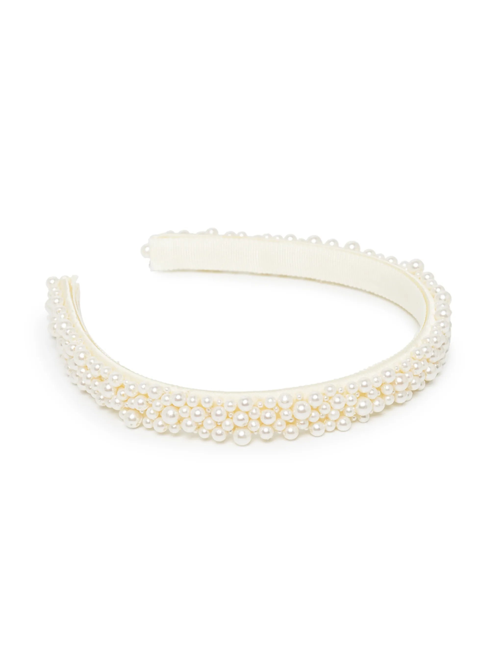 Bria Pearl-embellished Headband - 2