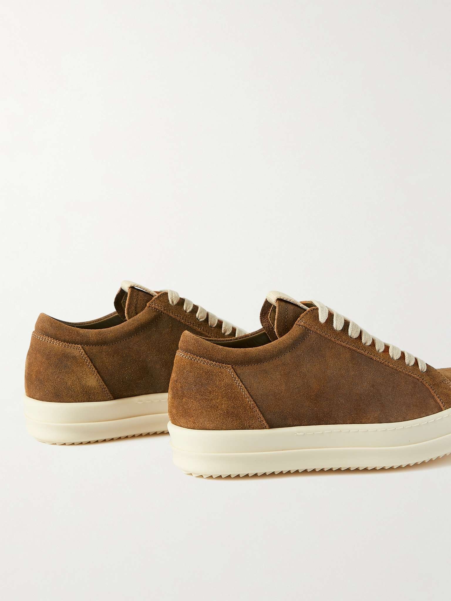 Canvas-Trimmed Suede Sneakers - 5