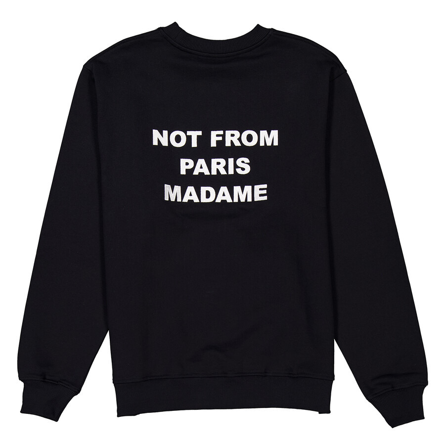 Drole De Monsieur Men's Black Slogan Le Sweatshirt - 7