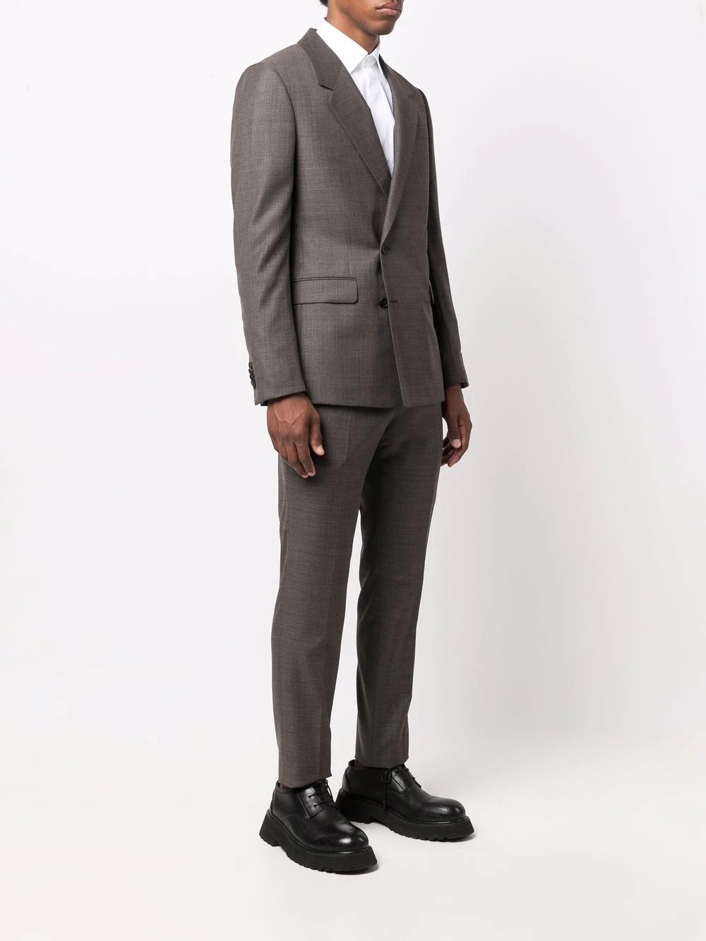 off-centre button suit - 3