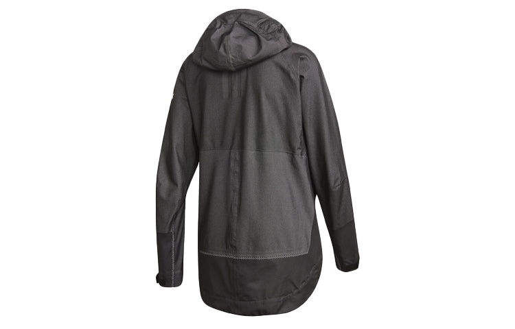 (WMNS) adidas Outdoor Windproof Jacket Black DZ0796 - 2