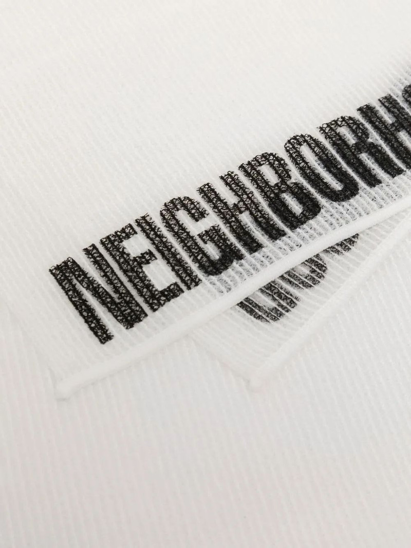 logo-print scarf 3