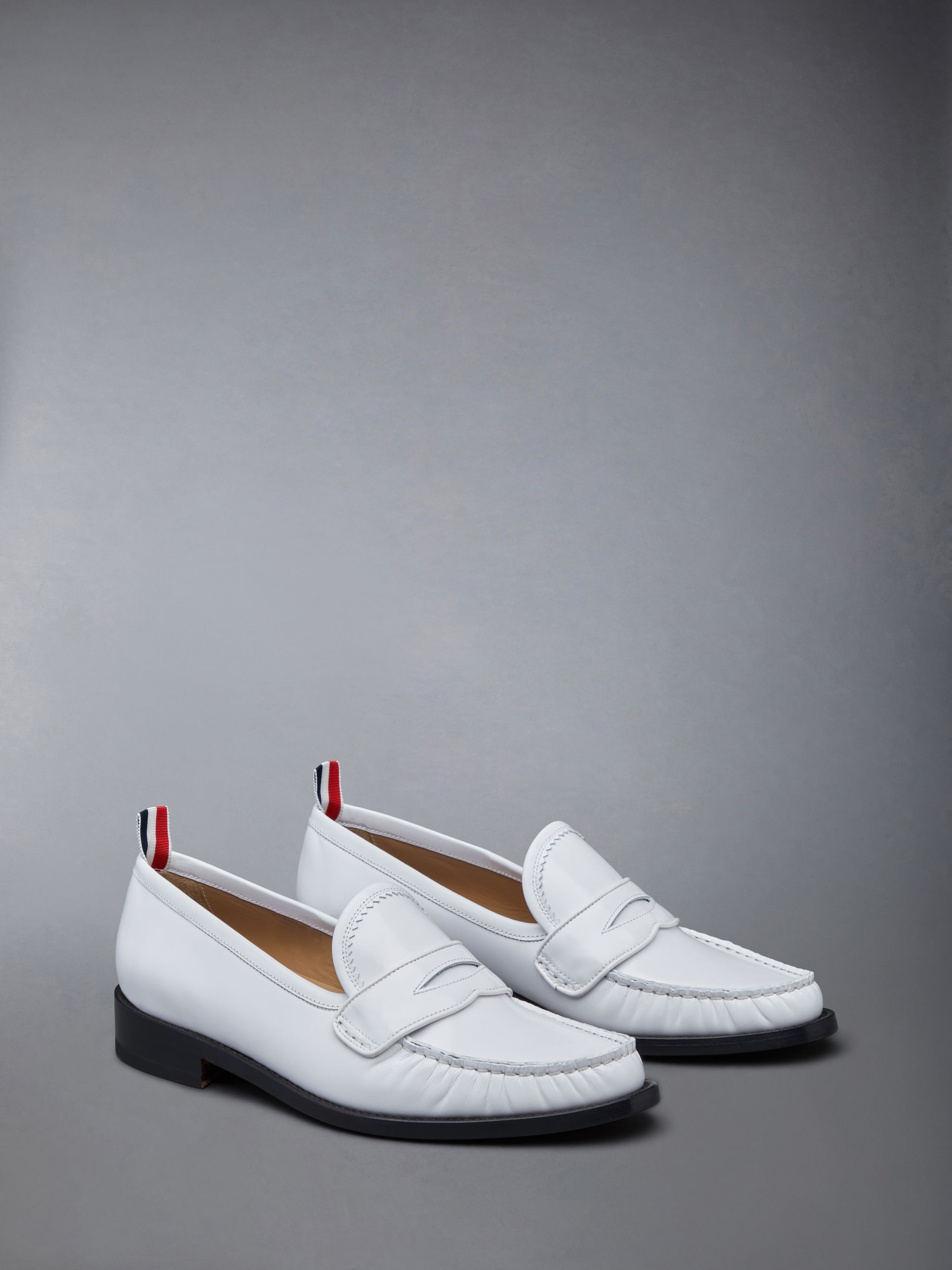 penny-slot RWB loafers - 2