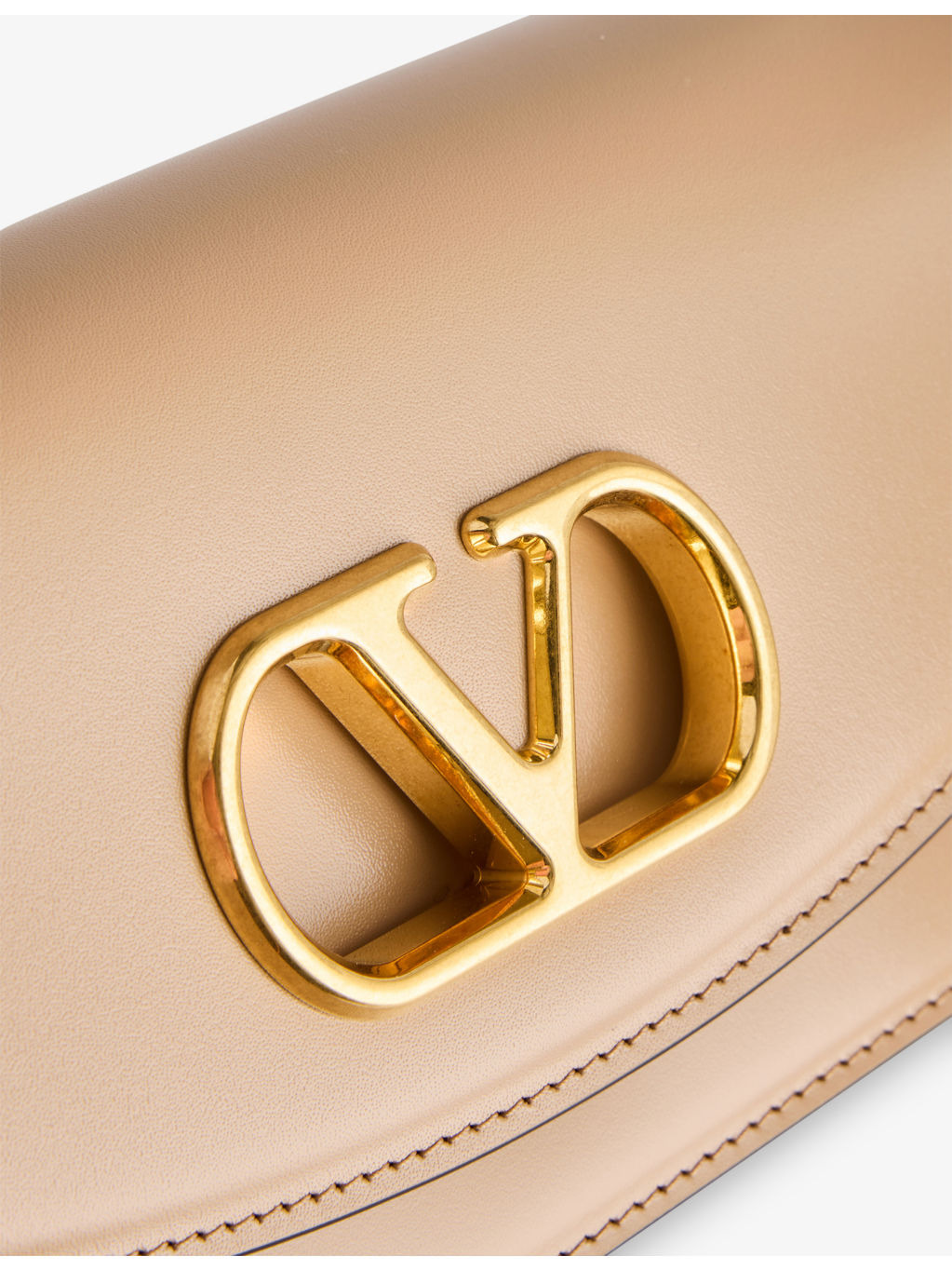 VLogo Leather Clutch bag - 4