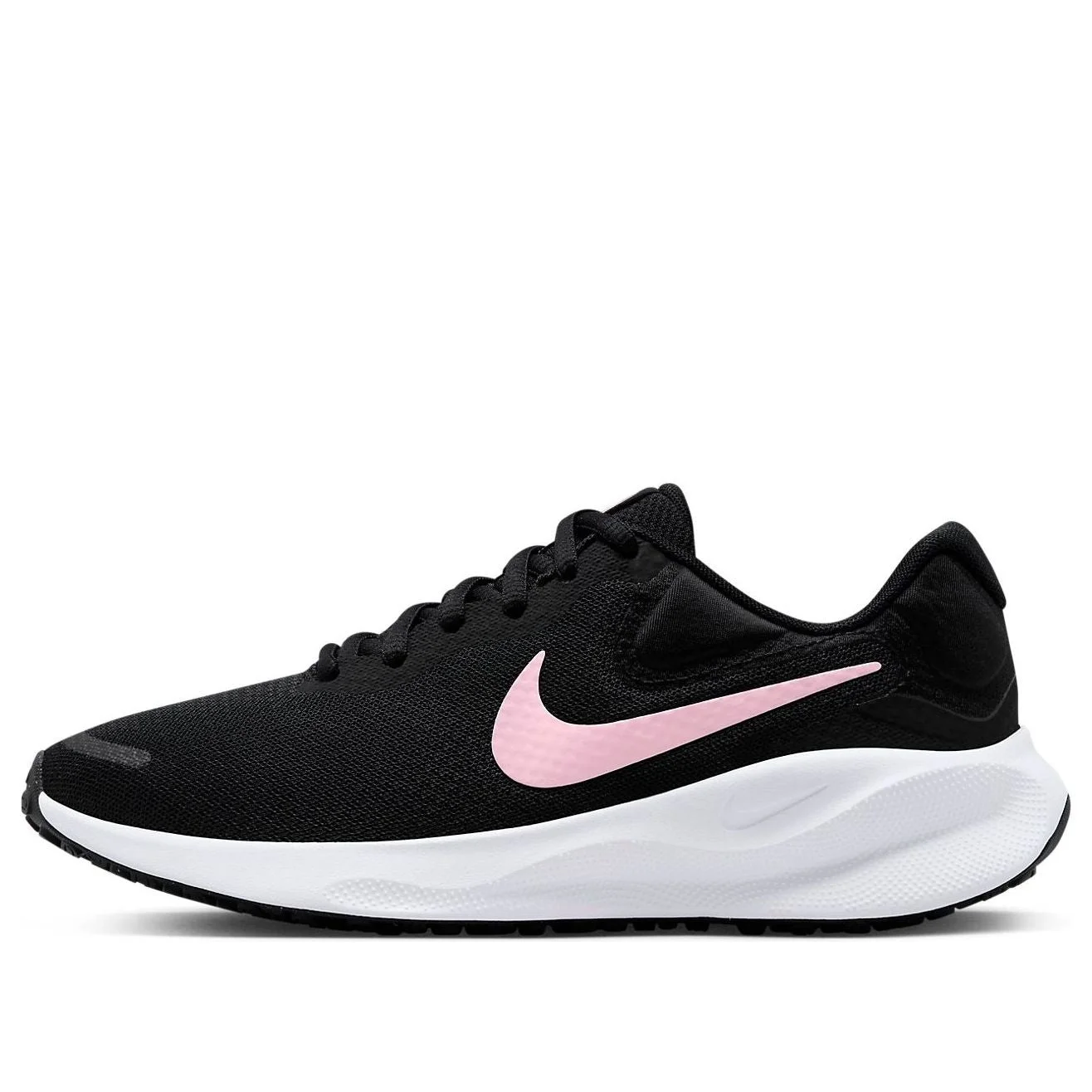 (WMNS) Nike Revolution 7 'Black Soft Pink' FB2208-004 - 1