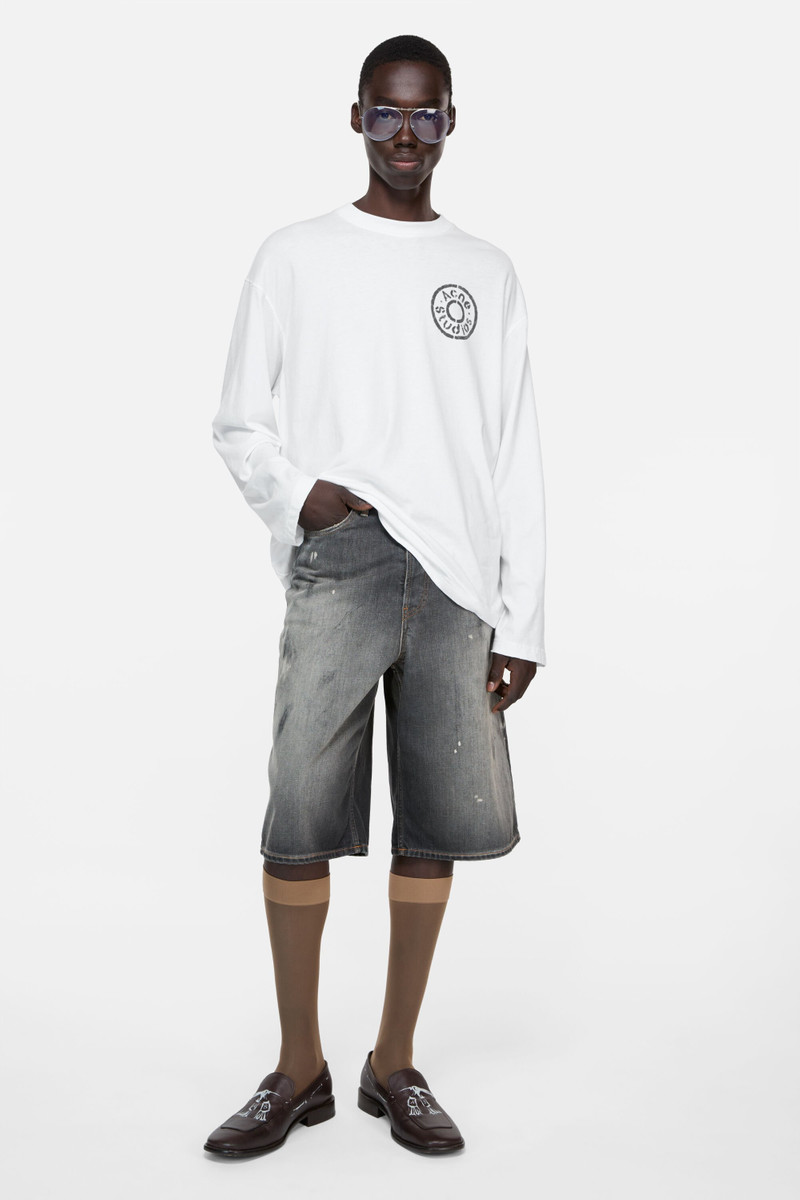Acne Studios Logo t-shirt - Optic White outlook