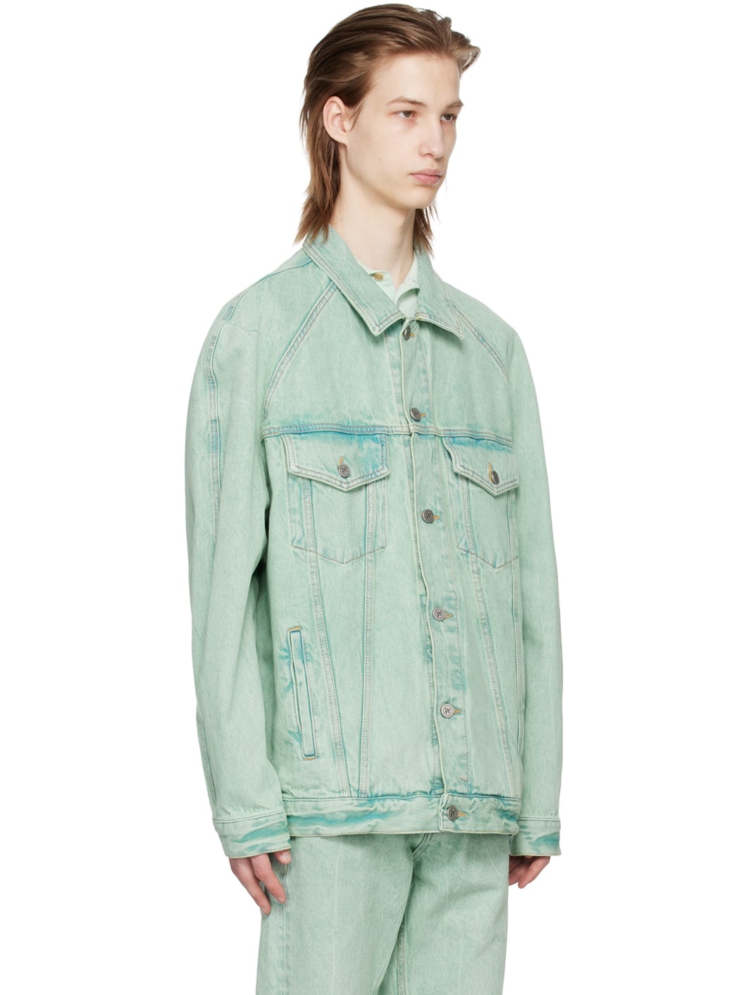 Green Overdye Denim Jacket - 2